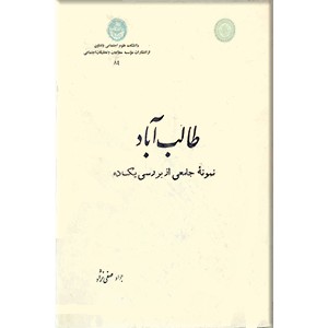 طالب آباد ، نمونه جامعی از بررسی یک ده